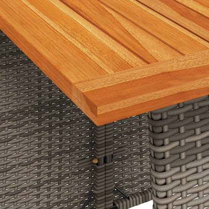 Sofasæt Til Haven 6 Dele Med Hynder L-formet Polyrattan - Billede 8