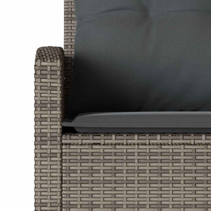 Sofasæt Til Haven 6 Dele Med Hynder L-formet Polyrattan - Billede 9