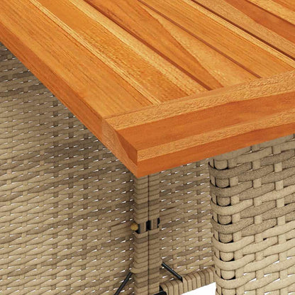 Sofasæt Til Haven 6 Dele Med Hynder L-formet Polyrattan - Billede 8