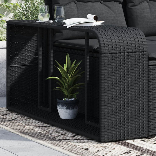Opbevaringshylder 2 Stk. Polyrattan