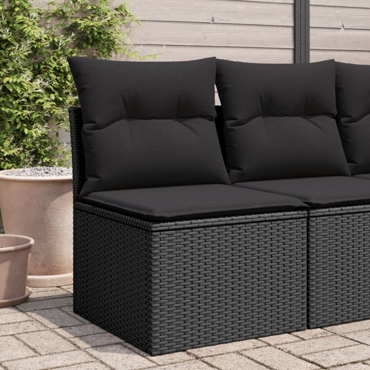 Havestol Med Hynder Uden Armlæn Polyrattan