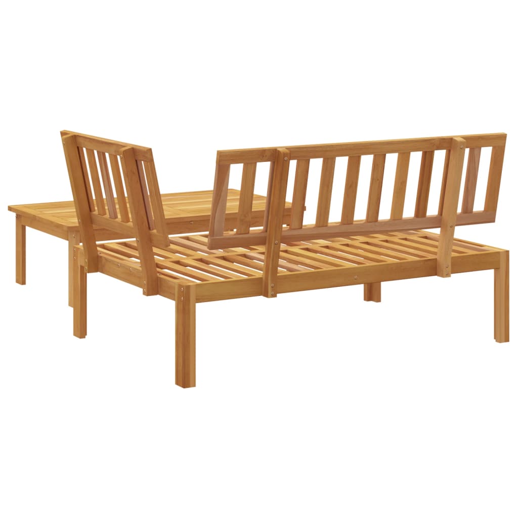 Sofamoduler 2 Stk. Til Pallesofa Massivt Akacietræ - Billede 4