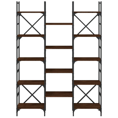 Bogreol 160x28,5x136,5 Cm Konstrueret - Billede 5