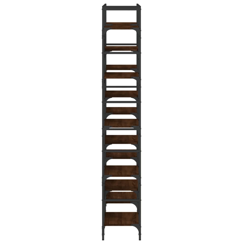 Bogreol 160x28,5x136,5 Cm Konstrueret - Billede 6