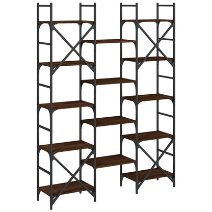 Bogreol 160x28,5x136,5 Cm Konstrueret - Billede 7