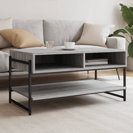 Sofabord 90X50X45 Cm Konstrueret Træ