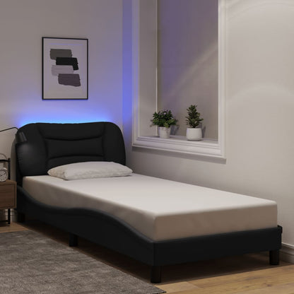 Sengeramme Med LED Uden Madras Hvar Stof - Variant 3213664