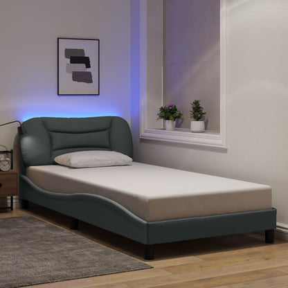 Sengeramme Med LED Uden Madras Hvar Stof - Variant 3213683