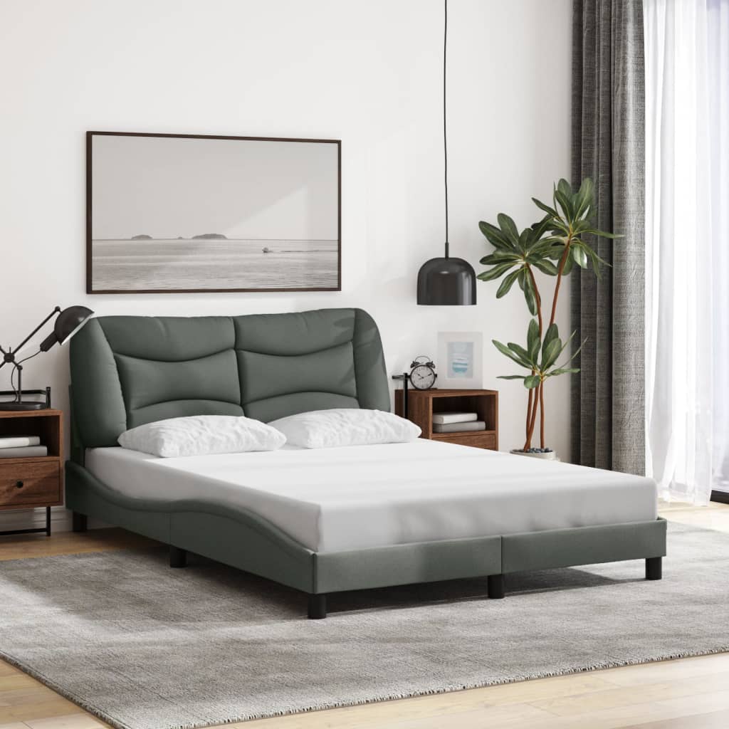Sengeramme Med LED Uden Madras Hvar Stof - Variant 3213691