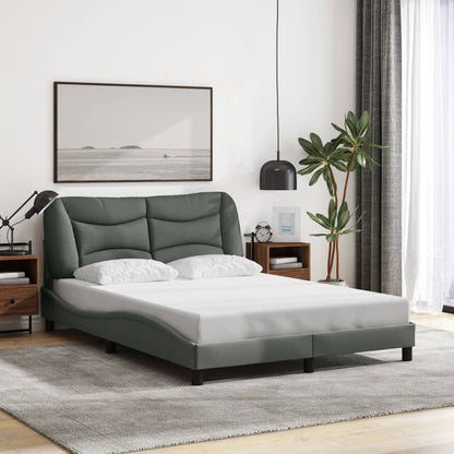Sengeramme Med LED Uden Madras Hvar Stof - Variant 3213691