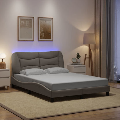 Sengeramme Med LED Uden Madras Hvar Stof - Variant 3213694