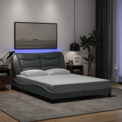 Sengeramme Med LED Uden Madras Hvar Stof - Variant 3213697