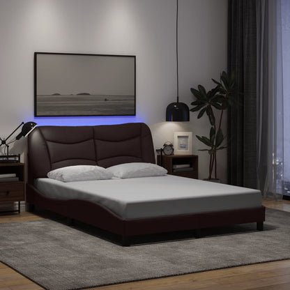 Sengeramme Med LED Uden Madras Hvar Stof - Variant 3213707