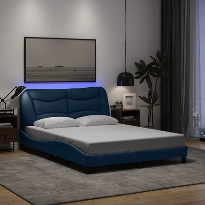 Sengeramme Med LED Uden Madras Hvar Stof - Variant 3213710