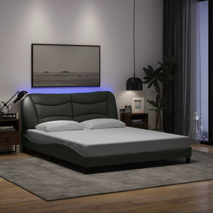 Sengeramme Med LED Uden Madras Hvar Stof - Variant 3213712