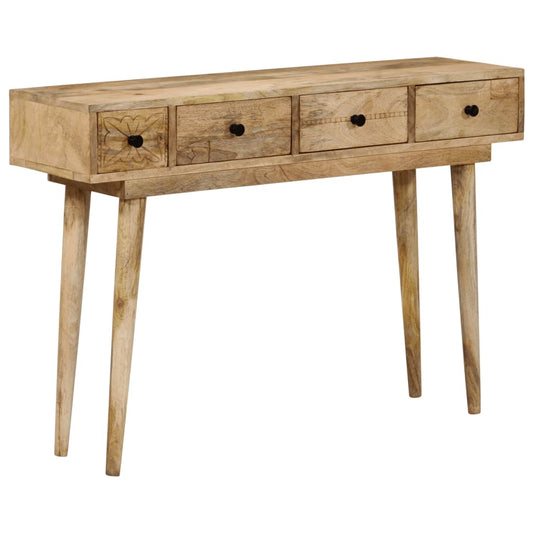 Konsolbord 110x30x75 Cm Massivt Mangotræ - Hovedbillede