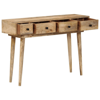 Konsolbord 110x30x75 Cm Massivt Mangotræ - Billede 4