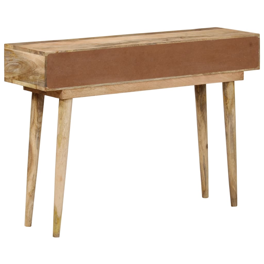 Konsolbord 110x30x75 Cm Massivt Mangotræ - Billede 7