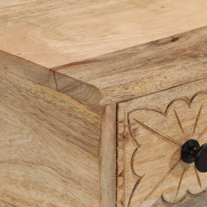Konsolbord 110x30x75 Cm Massivt Mangotræ - Billede 8
