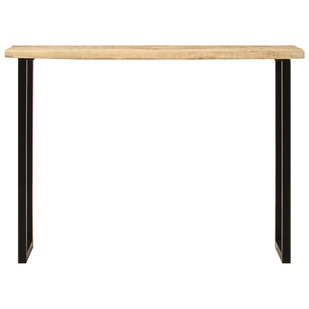 Konsolbord Med Naturlig Kant 105x33x76 Cm Massivt Mangotræ - Billede 2