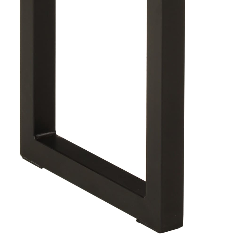 Konsolbord Med Naturlig Kant 105x33x76 Cm Massivt Mangotræ - Billede 7