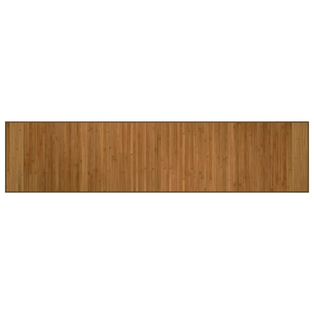 Gulvtæppe 70x300 Cm Rektangulær Bambus - Billede 2