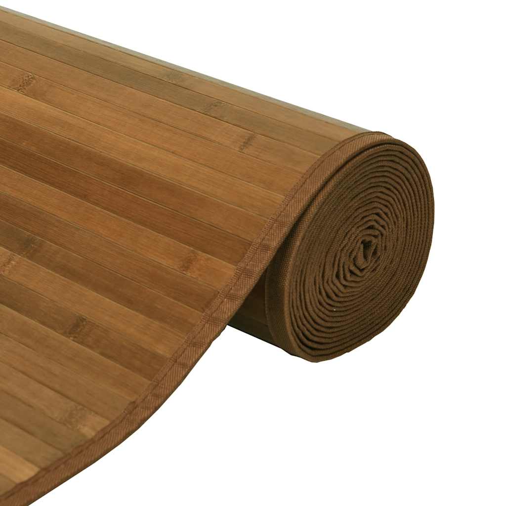 Gulvtæppe 70x300 Cm Rektangulær Bambus - Billede 4