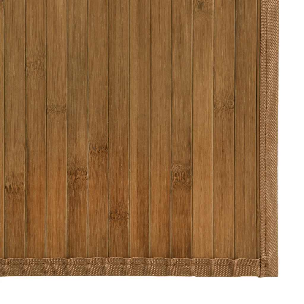Gulvtæppe 70x300 Cm Rektangulær Bambus - Billede 6