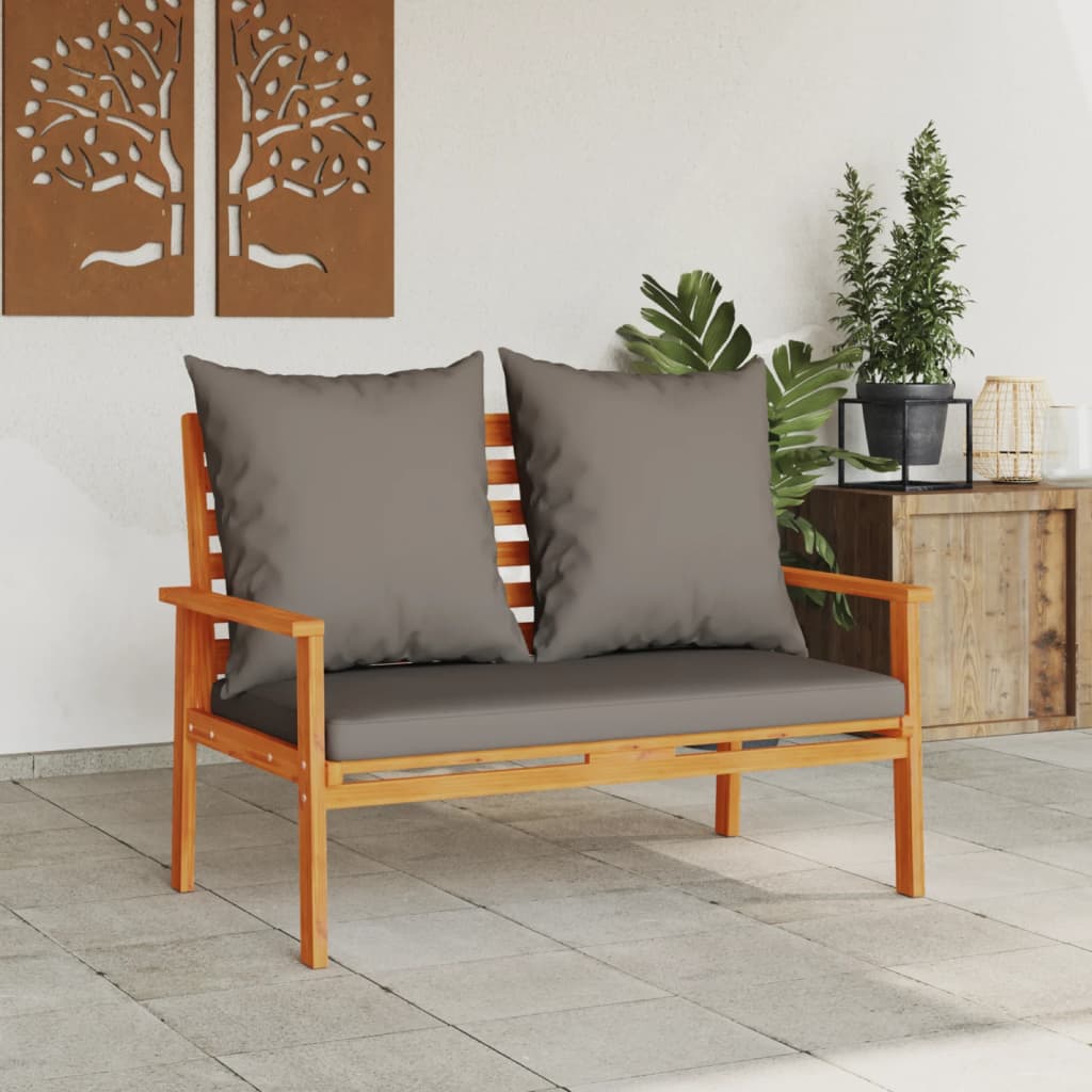 Havebænk 120 Cm Massivt Akacietræ