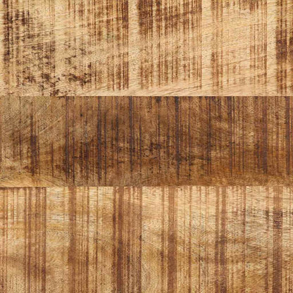 Spejl Med Spejl Sort Og Brunt 70 X 2 X 70 Cm Massivt Træ Akacie - Billede 11