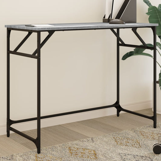 Skrivebord 100X45X76 Cm Konstrueret Træ Og Stål