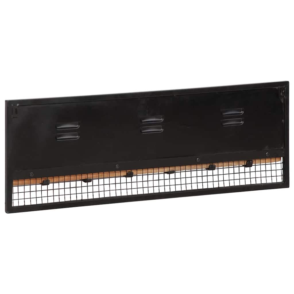 Væghængt Knagerække 90x11x30 Cm Massivt Mangotræ - Billede 3