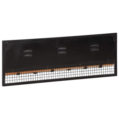 Væghængt Knagerække 90x11x30 Cm Massivt Mangotræ - Billede 3