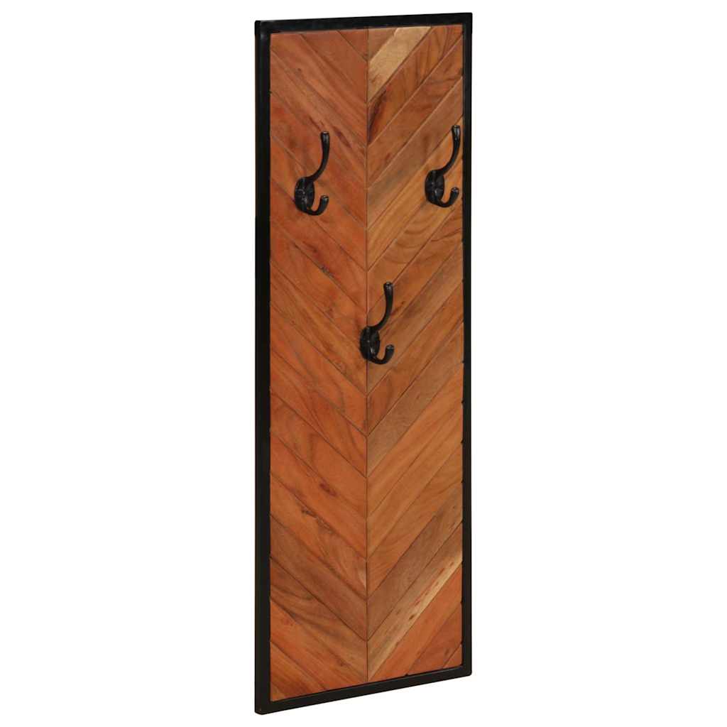 Knagerækker 2 Stk. 35x1x90 Cm Massivt Akacietræ - Billede 2