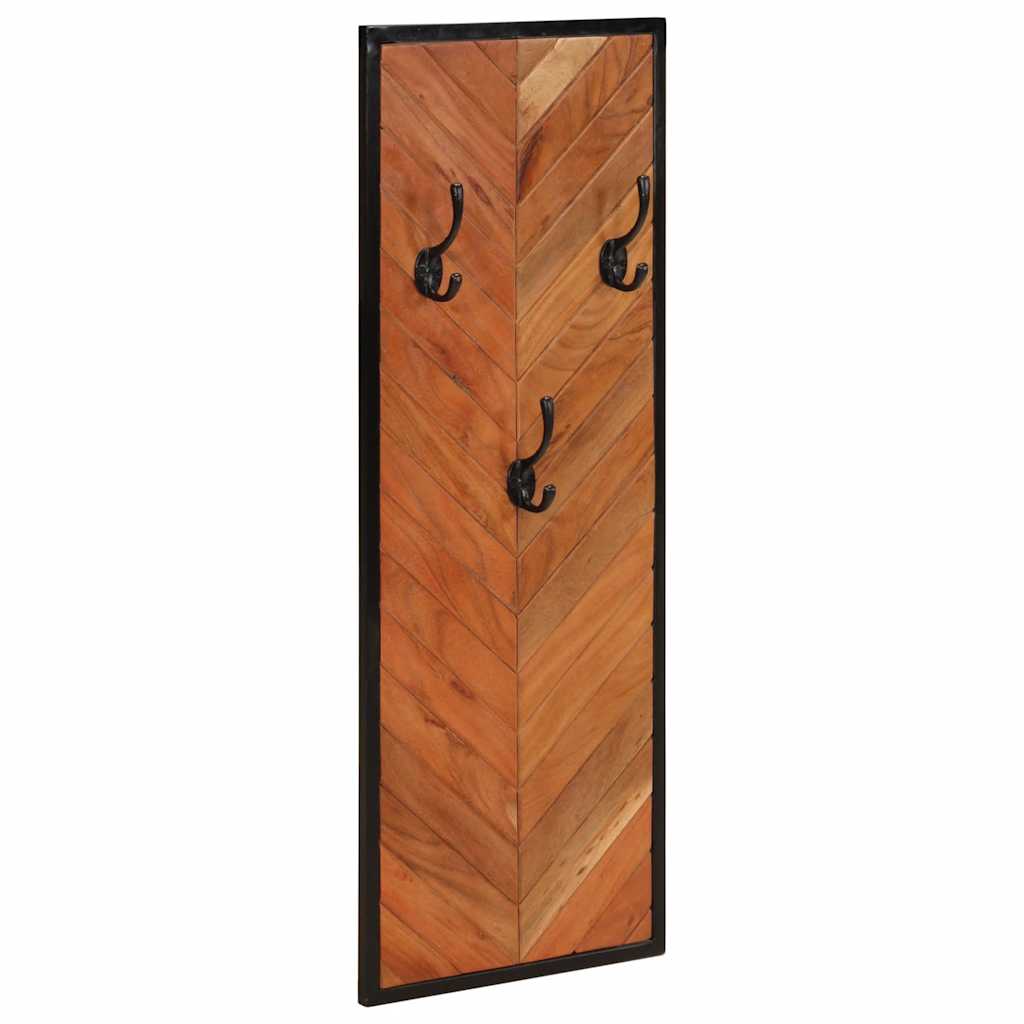 Knagerækker 2 Stk. 35x1x90 Cm Massivt Akacietræ - Billede 11