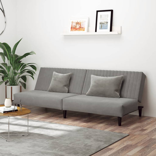 2-Personers Sovesofa Fløjl