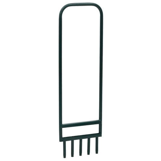 Plænelufter Med 5 Hule Tænder Pulverlakeret Stål Grøn