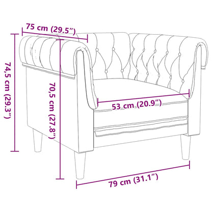 Chesterfield-Sofa Stof