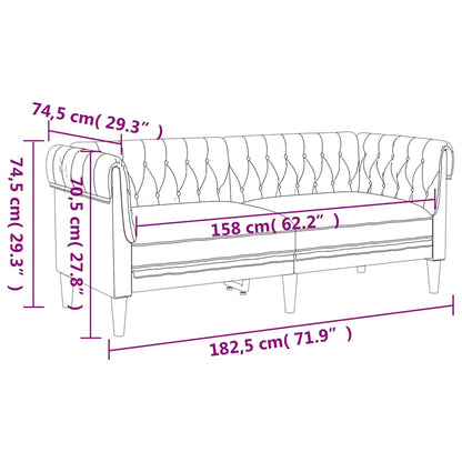 Chesterfield-Sofa Stof