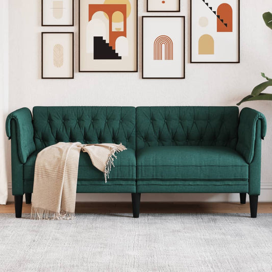 2-Personers Chesterfield-Sofa Stof