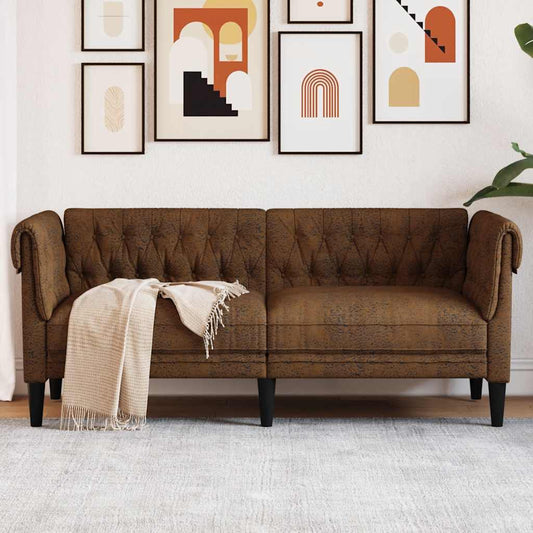 2-personers Chesterfield-sofa Stof - Hovedbillede