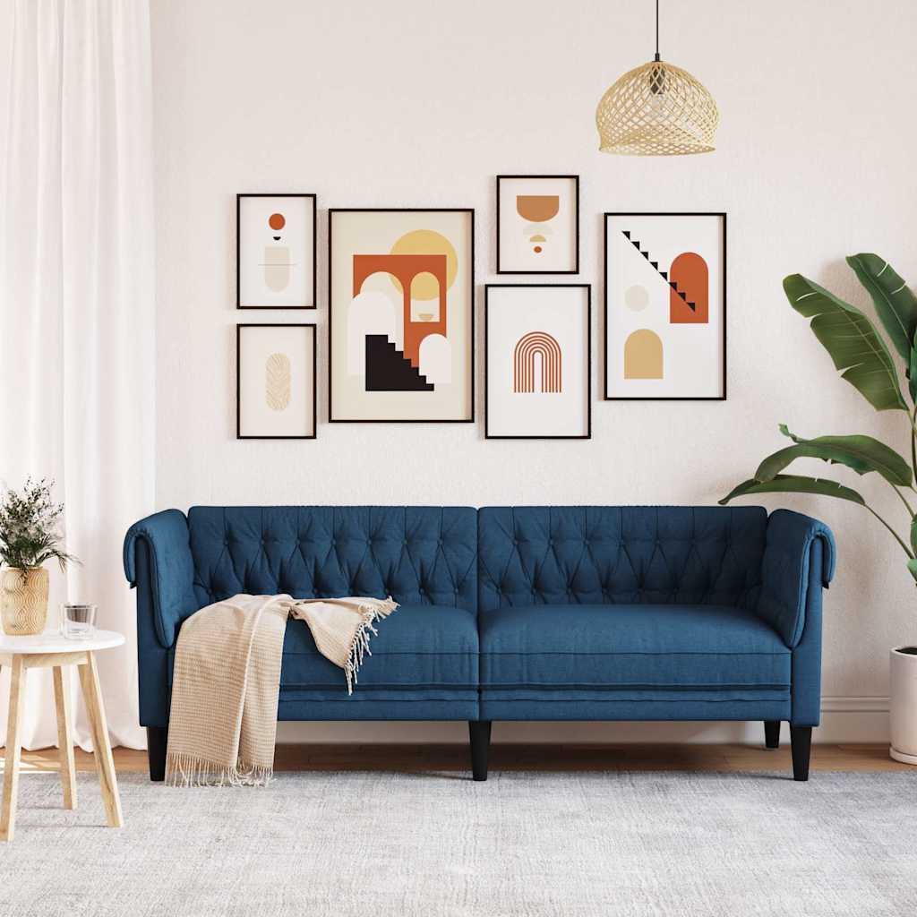 3-personers Chesterfield-sofa Stof - Billede 3