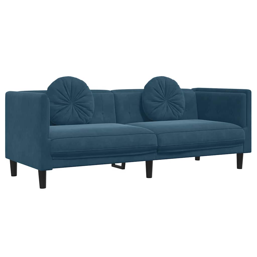 3-personers Sofa Med Hynder Velour - Billede 2