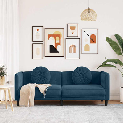 3-personers Sofa Med Hynder Velour - Billede 3