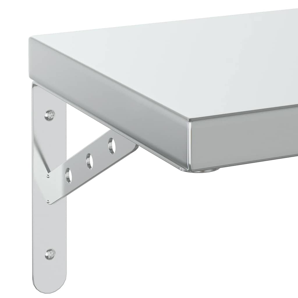 Væghylder 2 Stk. 75X23,5 Cm Rustfrit Stål Farvet