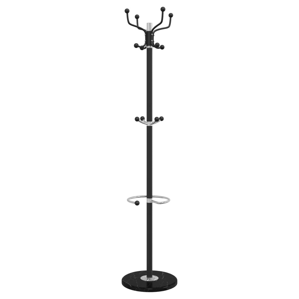 Stumtjener Med Paraplyholder 180 Cm Pulverlakeret Jern - Billede 2