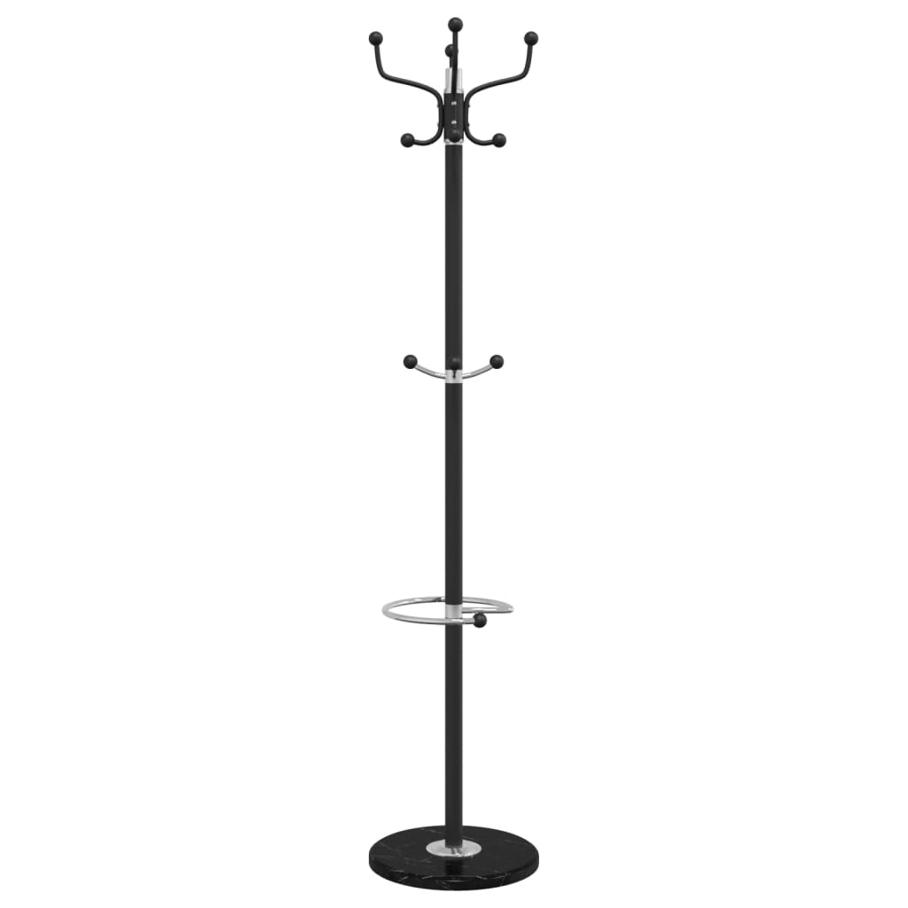 Stumtjener Med Paraplyholder 180 Cm Pulverlakeret Jern - Billede 5