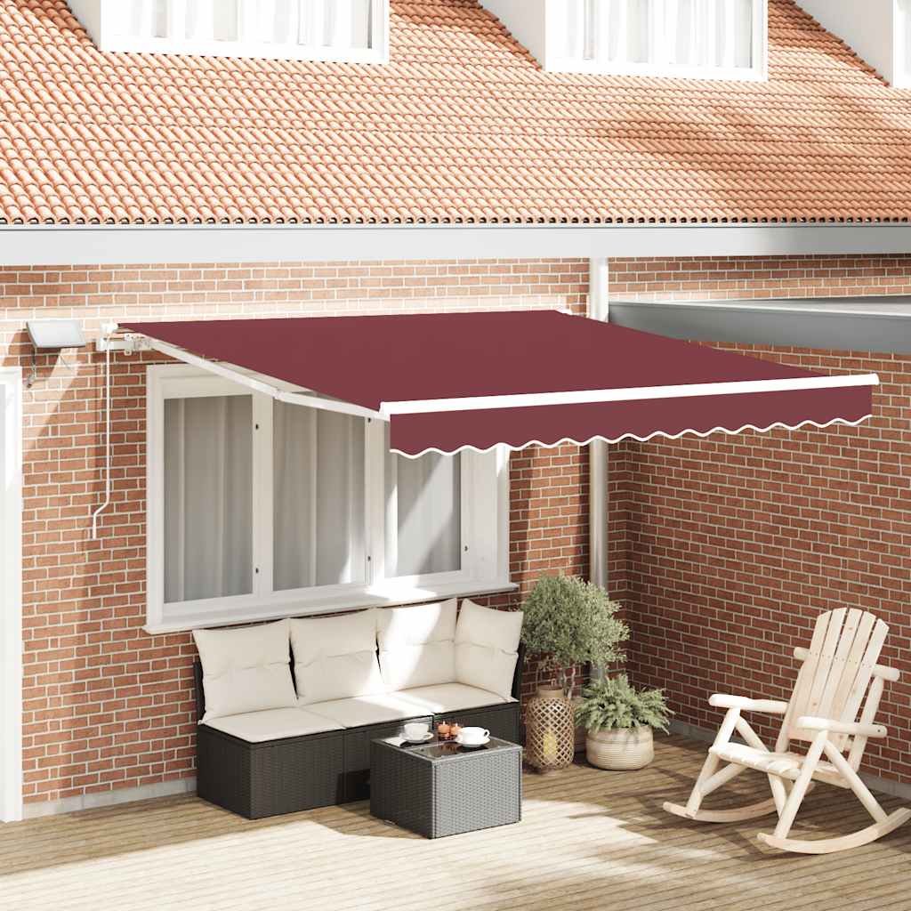 Markise Med LED-lys Manuel Betjening - Variant 3214969
