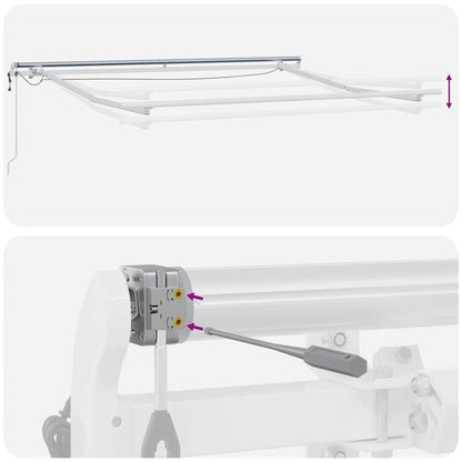 Markise Med LED-lys Automatisk Betjening - Billede 15