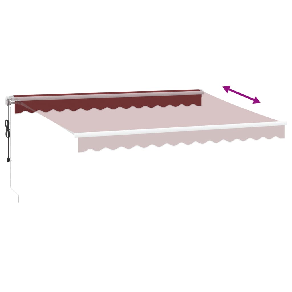 Markise Med LED-lys Automatisk Betjening - Billede 6